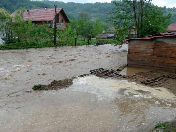 Vodena bujica u Srebrenici