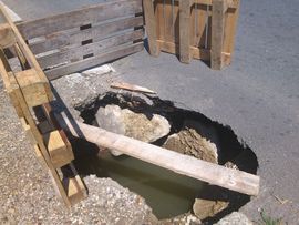 Urušavanje saobraćajnice u banjalučkom naselju Lazarevo