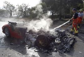 Banegi izgorio skupocjeni ferari
