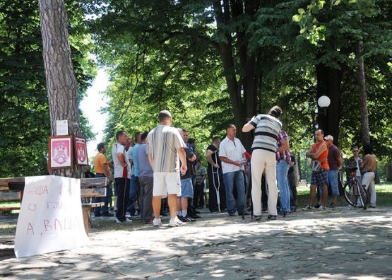 Penzionisani vojnici protestuju u Banjaluci