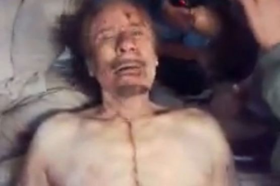Novi šokantni snimci unakaženog Gadafija (Uznemiravajući VIDEO)