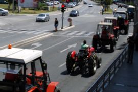 Protest poljoprivrednika u Brčkom