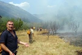 Dramatično u Konjicu: Vatra nadomak kućnih pragova