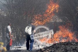 Požar u Banjaluci: Gori kod parka Mladen Stojanović