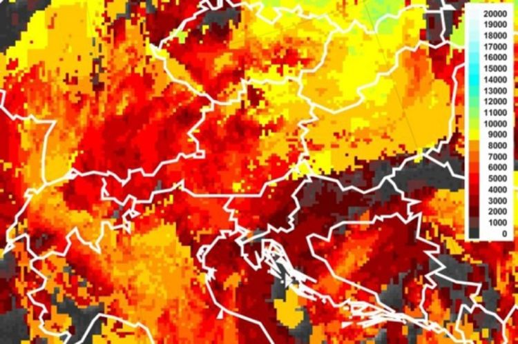 Na cijelom Balkanu uključen meteo-alarm "crveno"