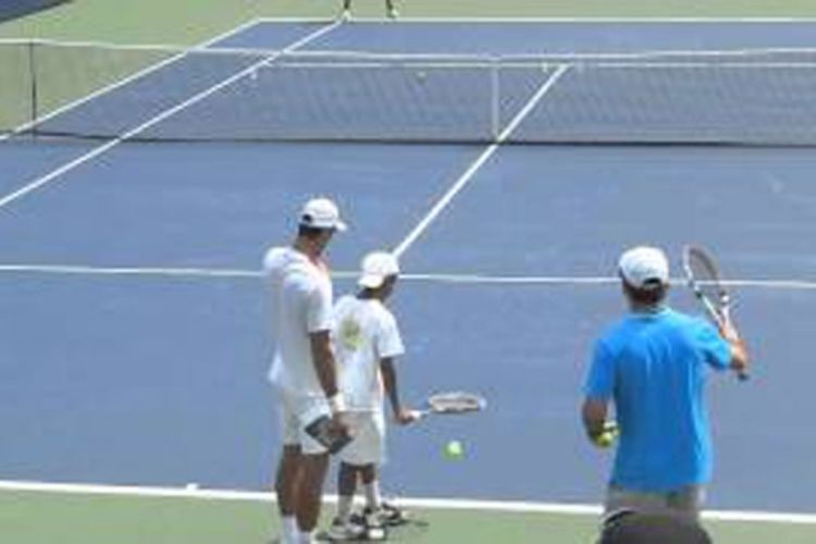 Đokovića tokom treninga za US open zaprosio - dječak