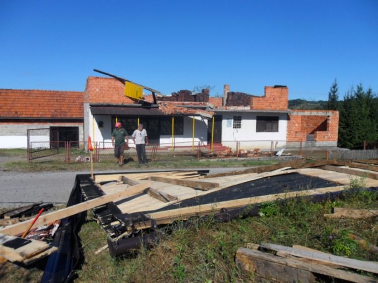 Velika šteta od nevremena u Novom Gradu