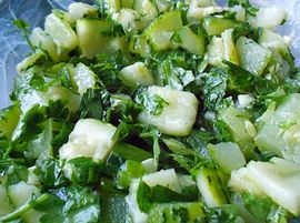 Salata od barenih tikvica