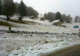 Na Vlašiću pao prvi snijeg