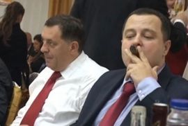 Dodik i Dačić na svadbi kod Đokića