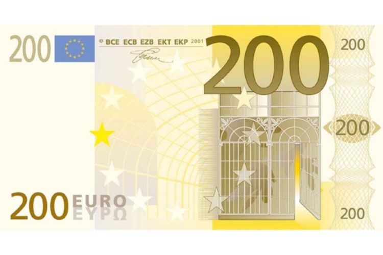Platio račun sumnjivom novčanicom od 200 evra