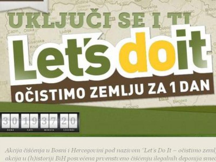Sutra akcija Očistimo zemlju za jedan dan