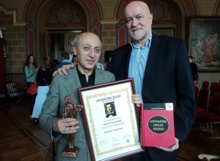 Nagrada Branko Radičević pjesniku Babkenu Simonjanu