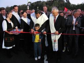 Dodik otvorio dionicu puta