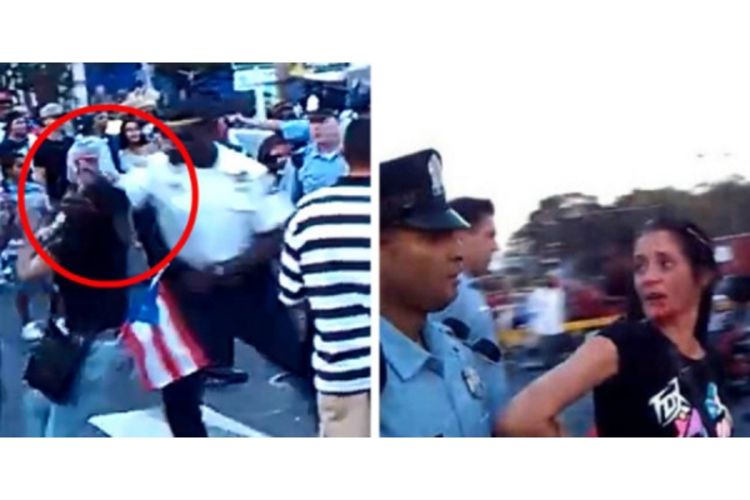 Policajac nokautirao ženu, misleći da ga je pošpricala vodom