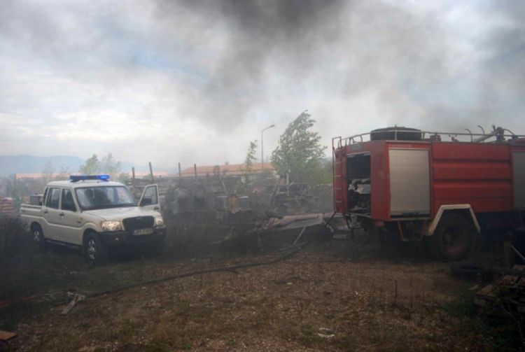 Spriječeno širenje vatre na pogone preduzeća Metalno