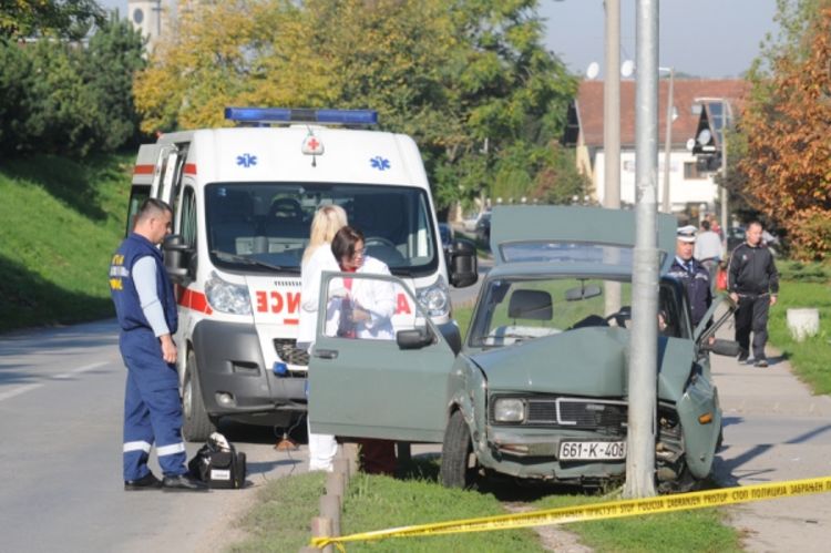 Udario jugom u banderu i poginuo
