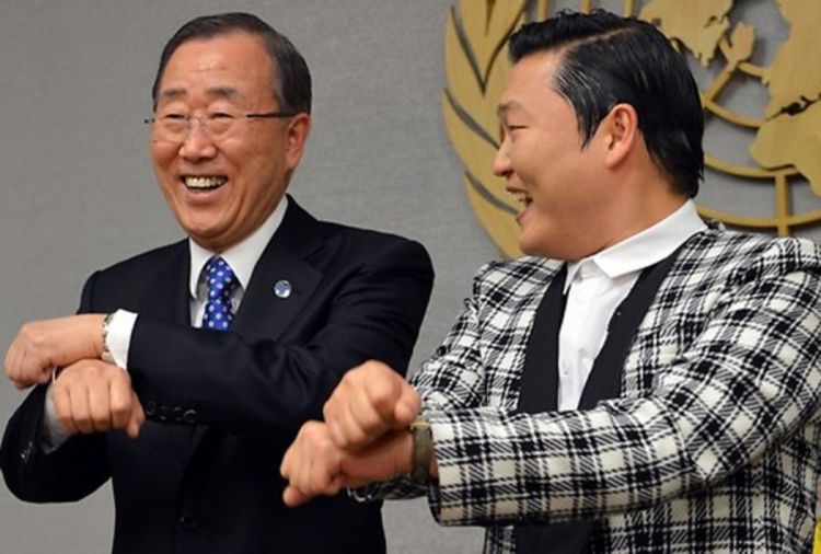 Saj učio Ban Ki Muna kako da pleše uz Gangnam stajl
