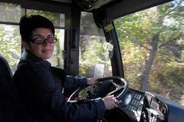 Prva žena za volanom autobusa u Tuzli