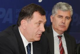 Dodik i Čović: Incko glavni krivac za krizu u FBiH