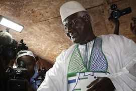 Koroma ponovo pobijedio na izborima u Sijera Leoneu