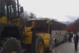 Saobraćajna nesreća u Srbiji: Poginuo vozač autobusa iz Nevesinja