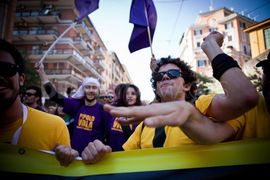 Demonstracije u Rimu i većim gradovima