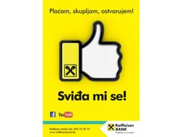 Raiffeisen sviđalice - nagrada za lojalnost klijenata