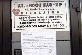 Na 30 dana zatvoren noćni klub Džil