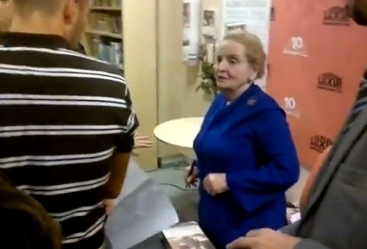 Medlin Olbrajt uzviknula "Odvratni Srbi"