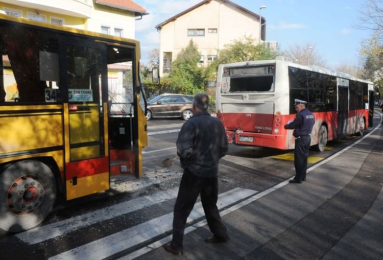 Banjaluka: Sudarila se dva autobusa