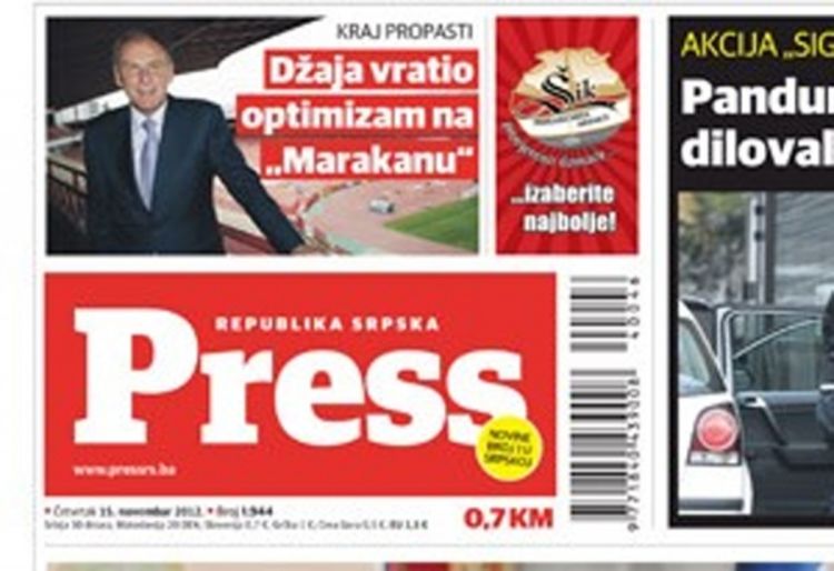 Dnevni list Press gasi se u Srbiji, ostaje u RS
