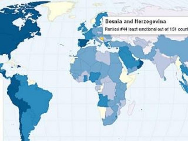 Hrvati najbezosjećajniji narod u regiji, građani BiH na 44. mjestu u svijetu