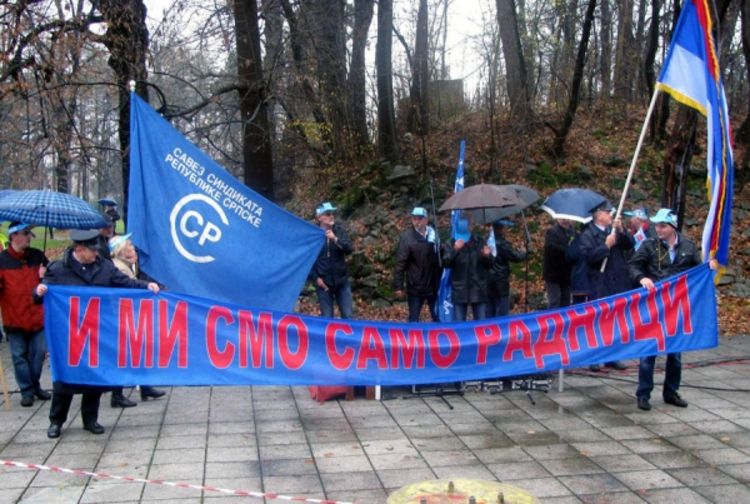 Na protestu oko 1.000 članova sindikata budžetskih korisnika