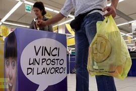 Lutrijom do posla u supermarketu