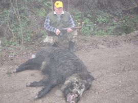 Ustrijelio vepra  teškog oko 200 kg