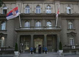 Dječak priveden jer je nacrtao penis na zgradi Predsjedništva Srbije