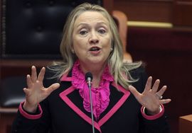 Hilari Klinton u bolnici