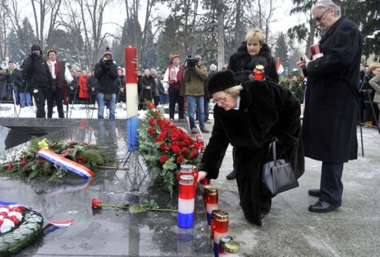 Karamarko, Gotovina i Markač na Tuđmanovom grobu