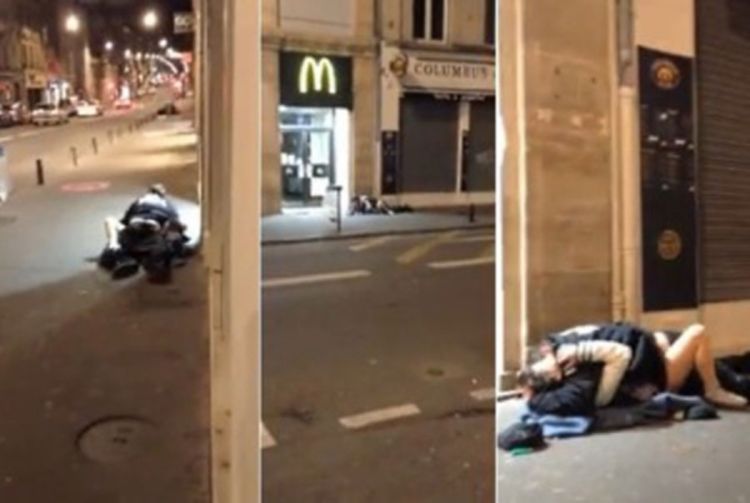 Seksali se ispred Mekdonaldsa