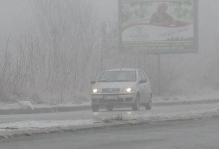 Poledica na putevima u višim predjelima