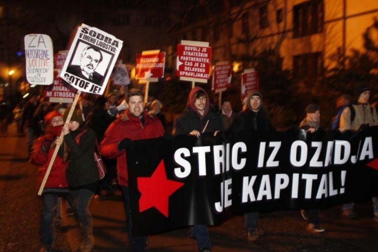 U Ljubljani protestuje 10.000 ljudi