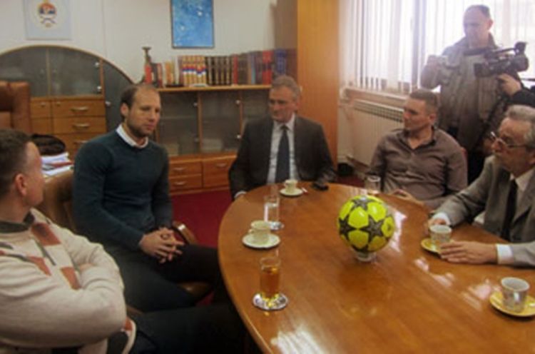 Načelnik Gradiške ugostio fudbalera Zlatana Muslimovića