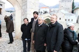 Đilas obišao Stari most u Mostaru