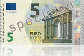 Ćirilica po prvi put na novčanici od pet evra