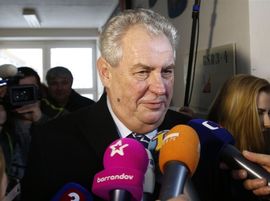 Zeman vodi u Češkoj