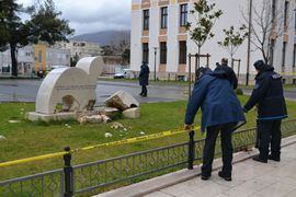 Miniran spomenik Armije RBiH u Mostaru