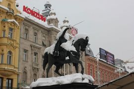 Zagreb: Desetine povrijeđenih zbog padova na snijegu