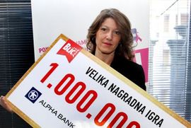 U istom danu pobijedila rak i osvojila milion dinara