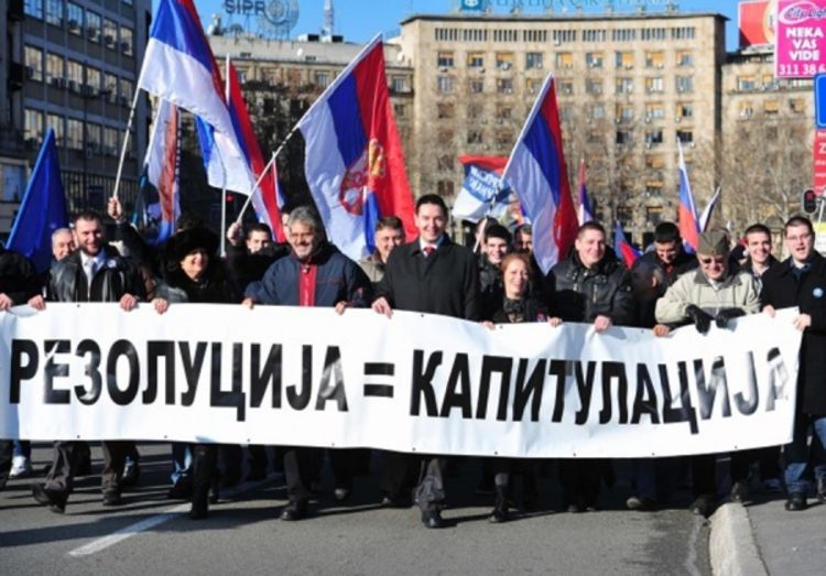 I pored zabrane radikali protestvovali u Beogradu